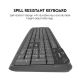 FANTECH OFFICE K211 WIRED BANGLA KEYBOARD BLACK